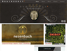 Tablet Screenshot of braingency.de